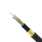 Single PE Jacket ADSS optical cable 6 12 24 48 Core Outdoor Fiber Optic Cable