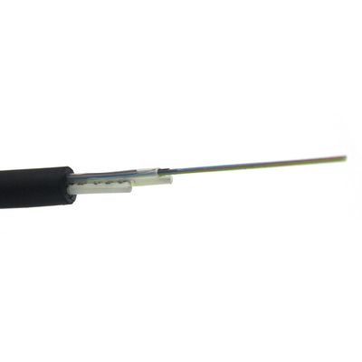 Single Jacket 4 6 12 24 Core Adss Fiber Cable 100m Span 5 Km G652D Mini Adss Cable