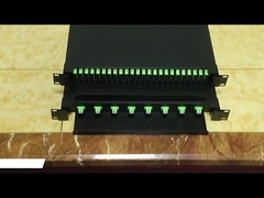 1U ओडीएफ फाइबर ऑप्टिक केबल टर्मिनेशन बॉक्स 12 पोर्ट 24 पोर्ट 48 पोर्ट