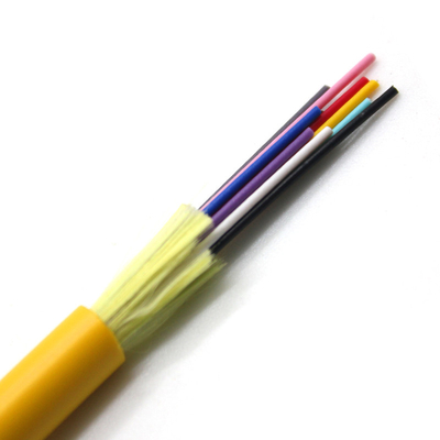 Gjfjh Gjfjv Tight Indoor Fiber Optic Cable Multimode Single Mode  Fiber Optic Cable factory