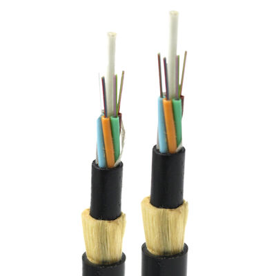 Outdoor Stranded 400m Span ADSS Fiber Optic Cable 4/6/12/24/48/96 Core for Communication Cables