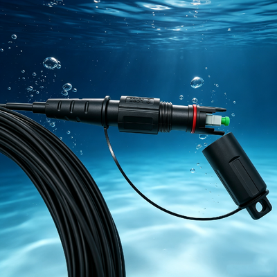 Real Fiber Optic New Design Mini Corning Outdoor Waterproof IP67 Patch Cord CPRI RRU FTTA Fast Assembly SC APC Connector