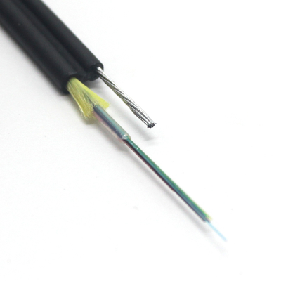 4 6 8 Core Optical Fiber Cable GYXTC8Y Overhead Self Supporting Steel Wire Strength