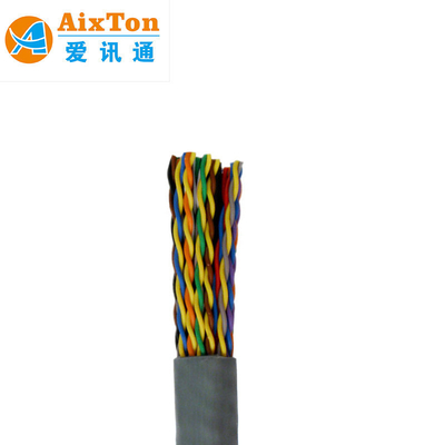 20P 50P 100P 150 जोड़ी टेलीफोन केबल ठोस कैट 3 24AWG टेलीफोन लाइन केबल अलग-अलग लंबाई