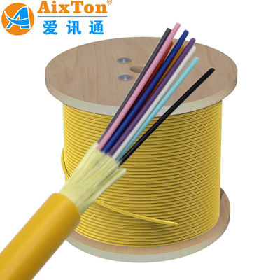 GJFJV/GJFJH 8/12/24 SM फाइबर इंडोर डिस्ट्रीब्यूशन केबल FTTH कम्युनिकेशन केबल के लिए G652D/G655/G657 के साथ