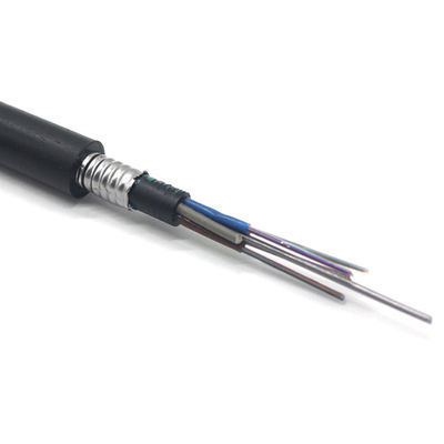 एकल मोड बख्तरबंद आउटडोर फाइबर ऑप्टिक केबल 48/96/144 सीओआरई संचार केबल इंटरनेट GYTY53 GYTA53 संचार केबल