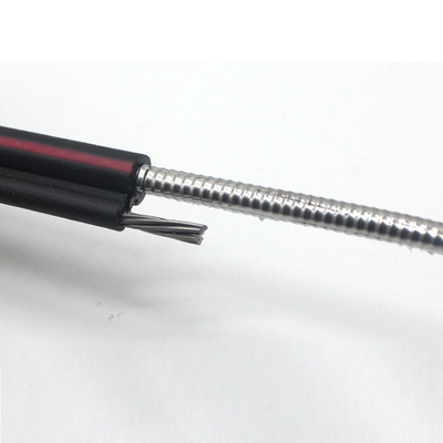 GYC8A/GYTC8Y हवाई बख्तरबंद स्व-समर्थित मिनी फिगर 8 फाइबर ऑप्टिक केबल 8 कोर 12 24 48 कोर