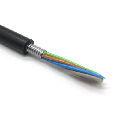 GYTS Fiber Optic Cable 24 48 Core Outdoor Steel Armored Single Mode G652D Fiber Optical Cable