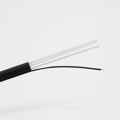 FTTH आउटडोर वाटरप्रूफ पैच कॉर्ड LSZH प्री-कनेक्टराइज़्ड ड्रॉप केबल ऑप्टिक फाइबर केबल ऑप्टी-टैप कनेक्टर के साथ